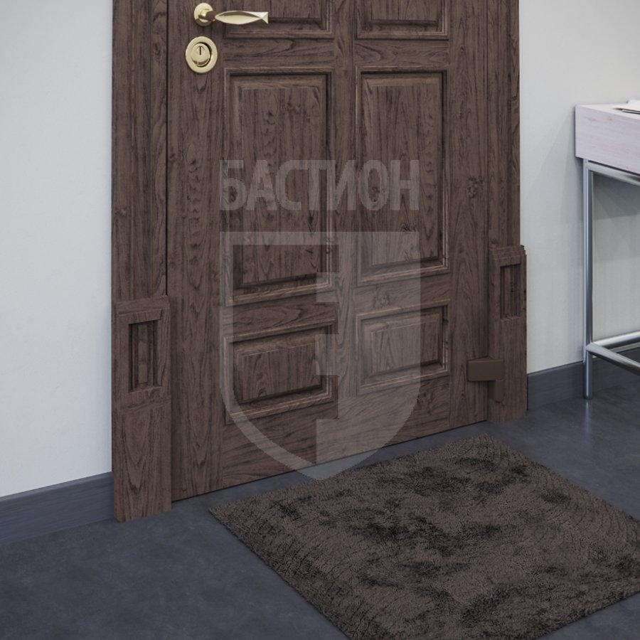 Тумбочка декоративная внизу наличника (со съемным элементом для маскировки ключевины)