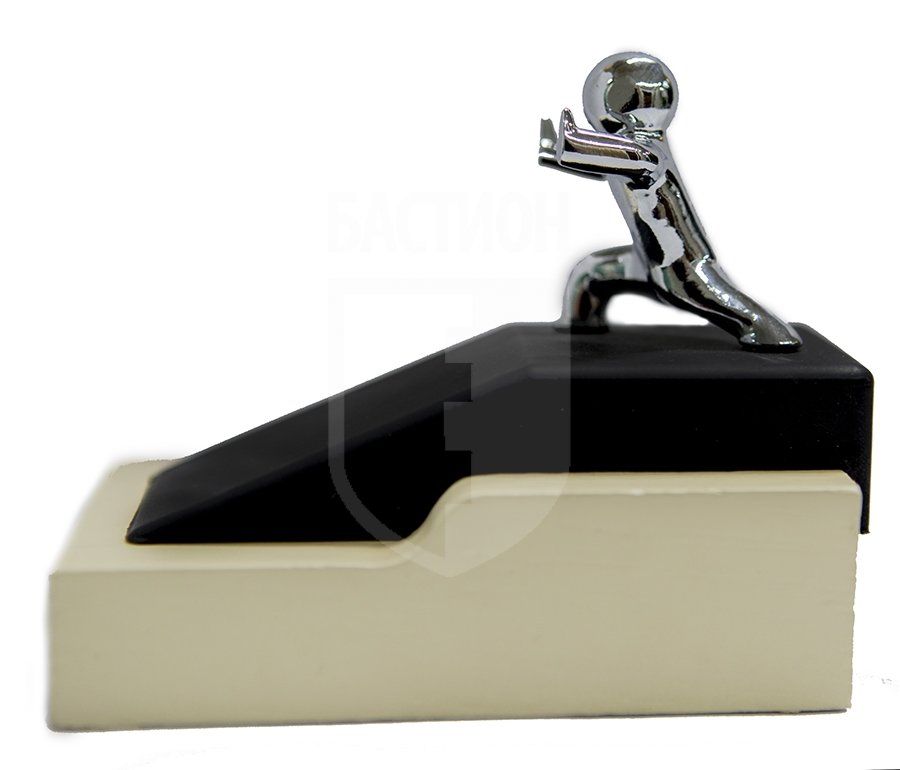 Площадка для подъема дверного стопора относительно уровня пола