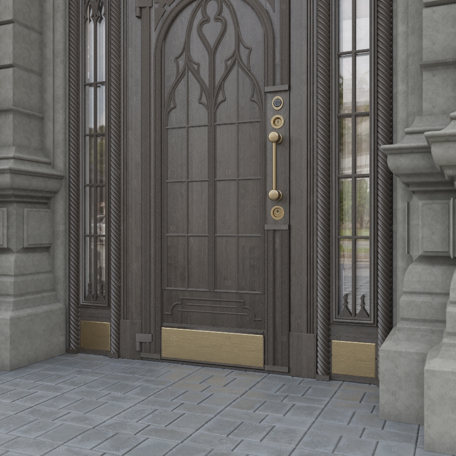 Окно в створке защитно-декоративное