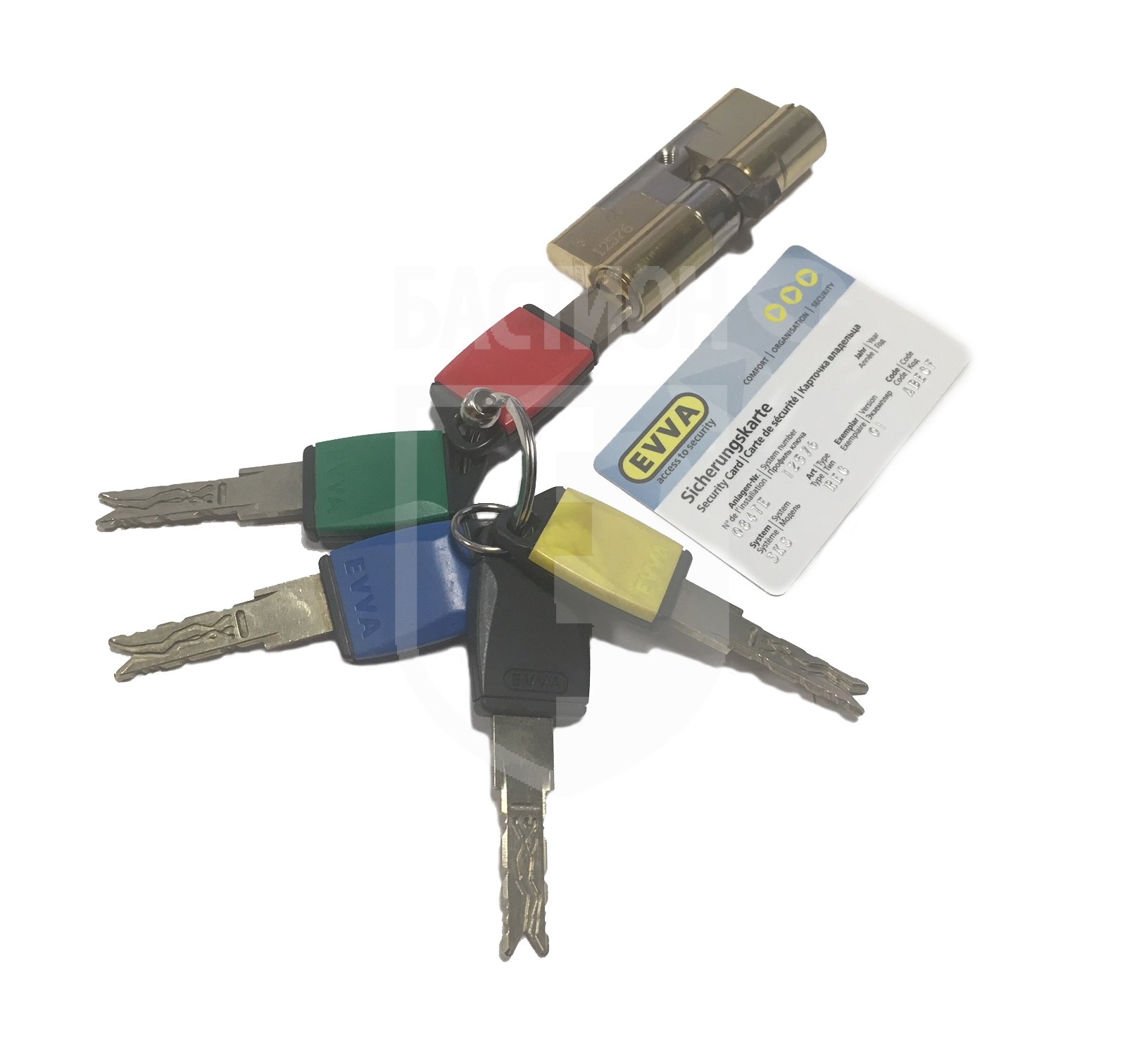 Цилиндр EVVA 3KS 72 мм (41/--)