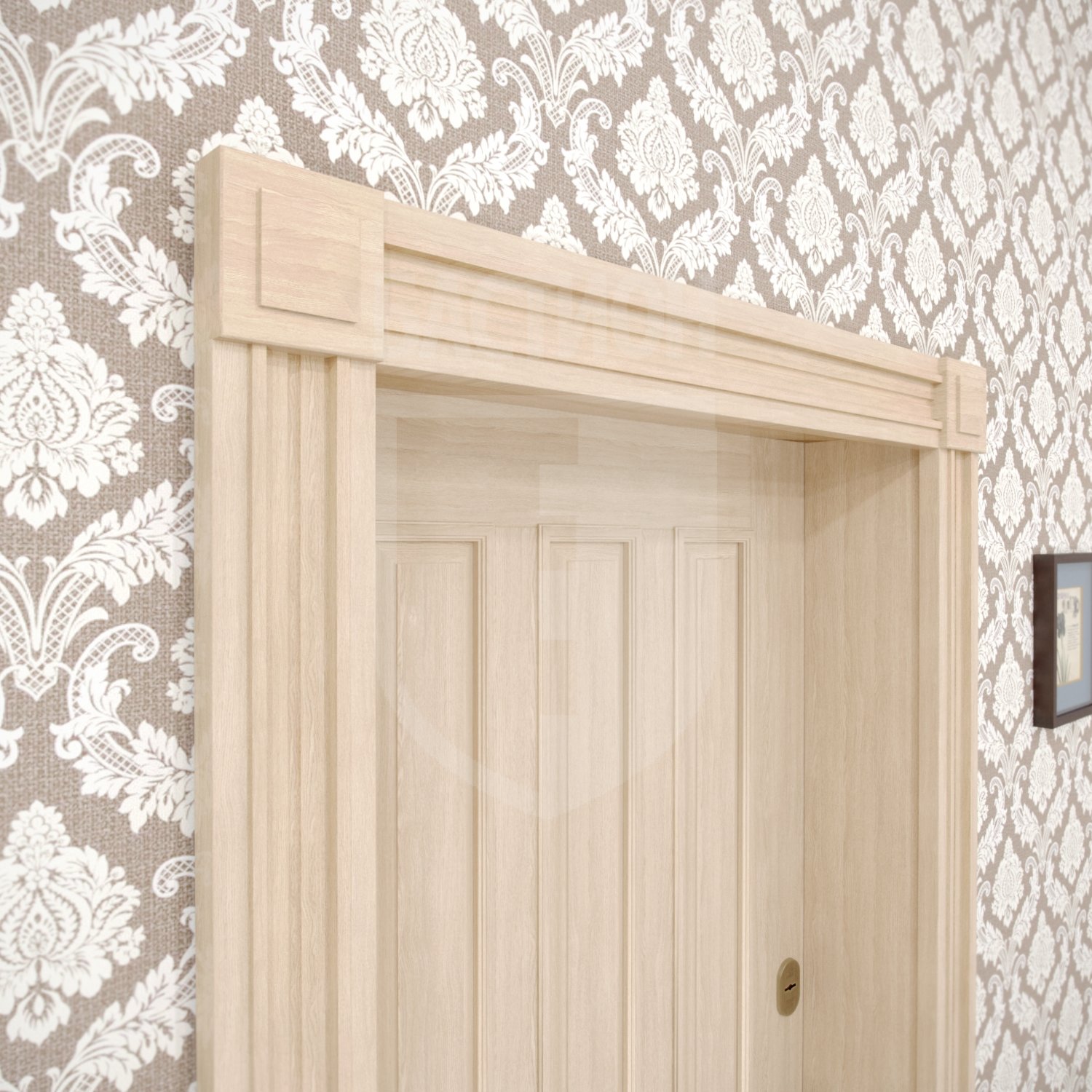 Выступающие элементы на наличнике (двухуровневый наличник)