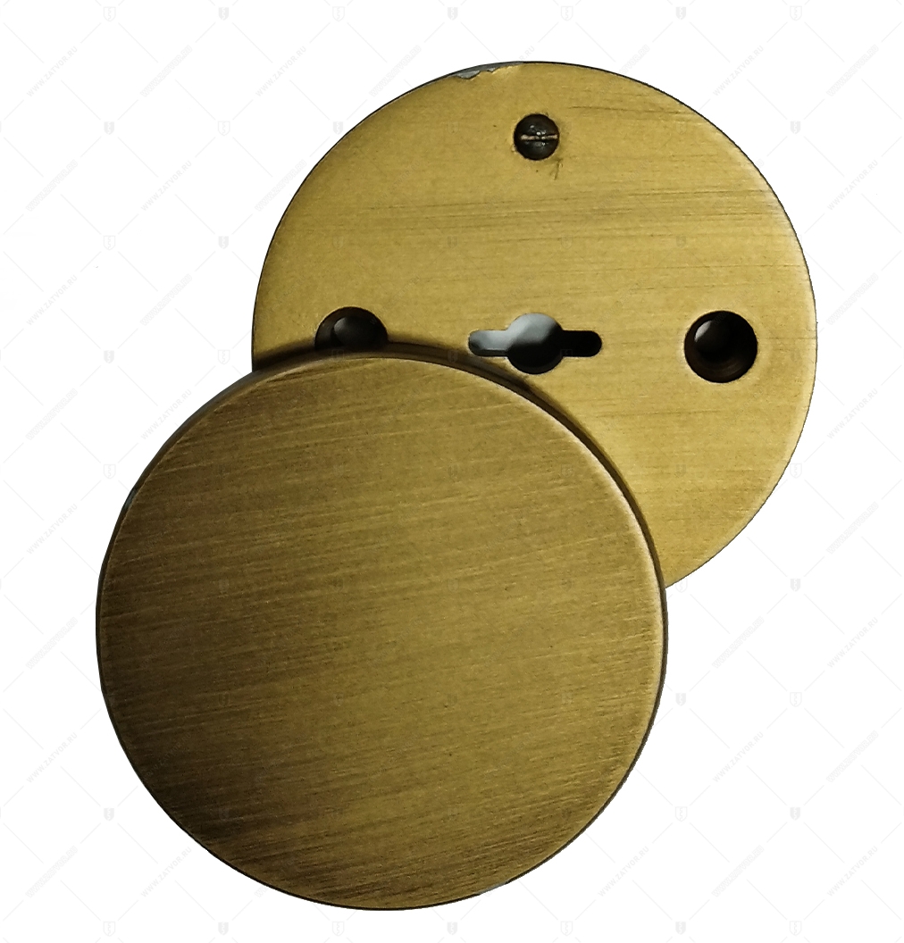 Точеная декоративная накладка Bastion на ключевину блокиратора или сувальдного замка с крышкой