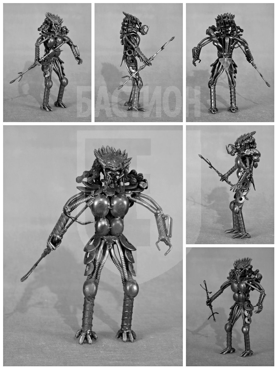 Металлическая декоративная фигурка "Чужой купидон"_0