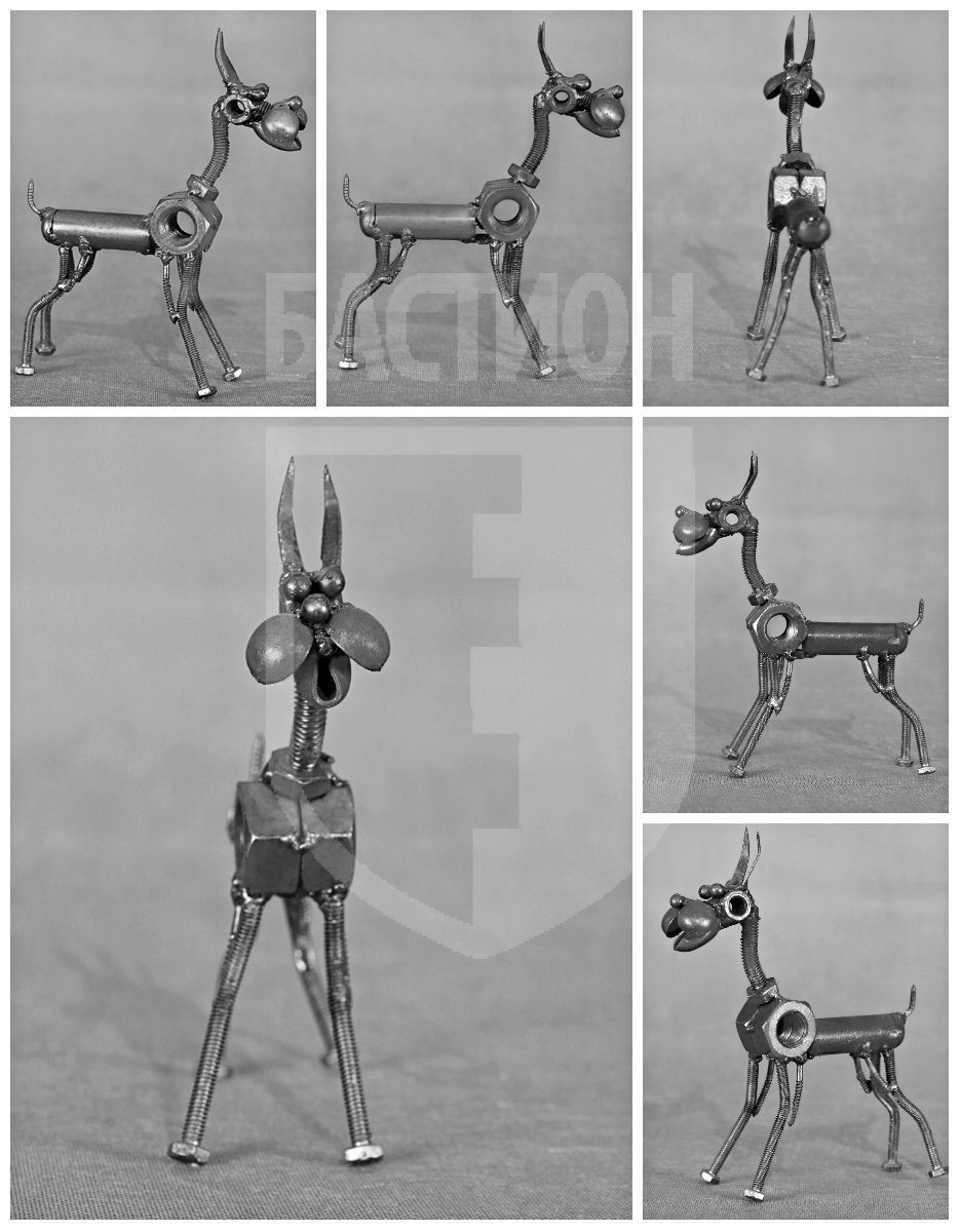 Металлическая декоративная фигурка "Бульдог"_0