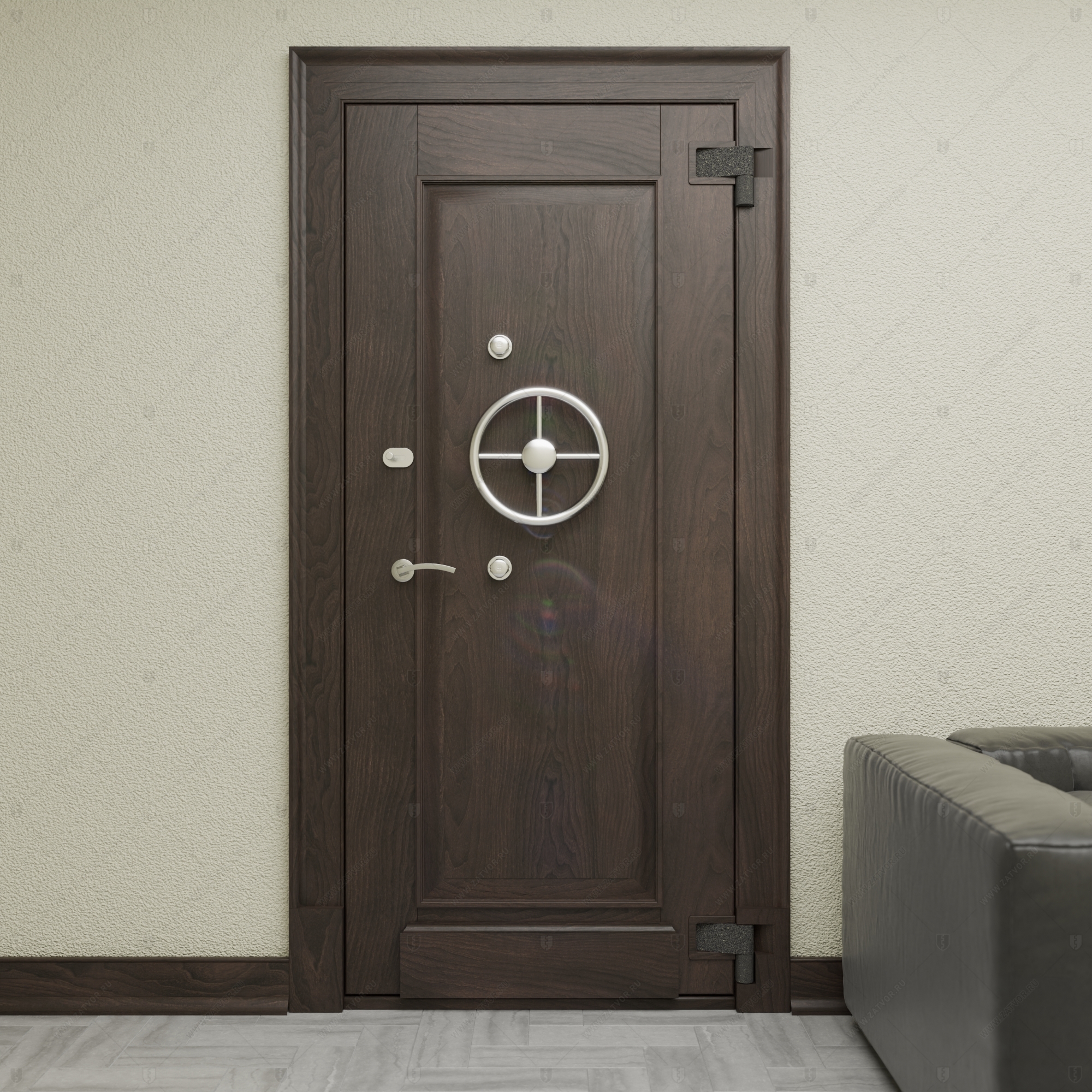 Пожаростойкая внутренняя стальная дверь "Галатея" БАСТИОН-7_1