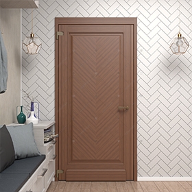 Внутренняя пожаростойкая входная стальная дверь "Тета" СуперЛюкс EIS60_1