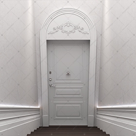 Бронированная арочная входная дверь "Фон" БАСТИОН-3 BR4 _1