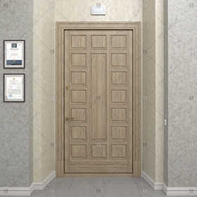 Входная группа для офиса "Урония" БАСТИОН-2_1