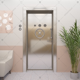 Взломостойкая внутренняя бронированная сейфовая дверь БАСТИОН-3 BR4 "Абес"