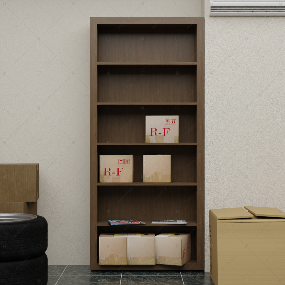 Скрытая дверь "Тоон" СуперЛюкс с панелью в виде шкафа