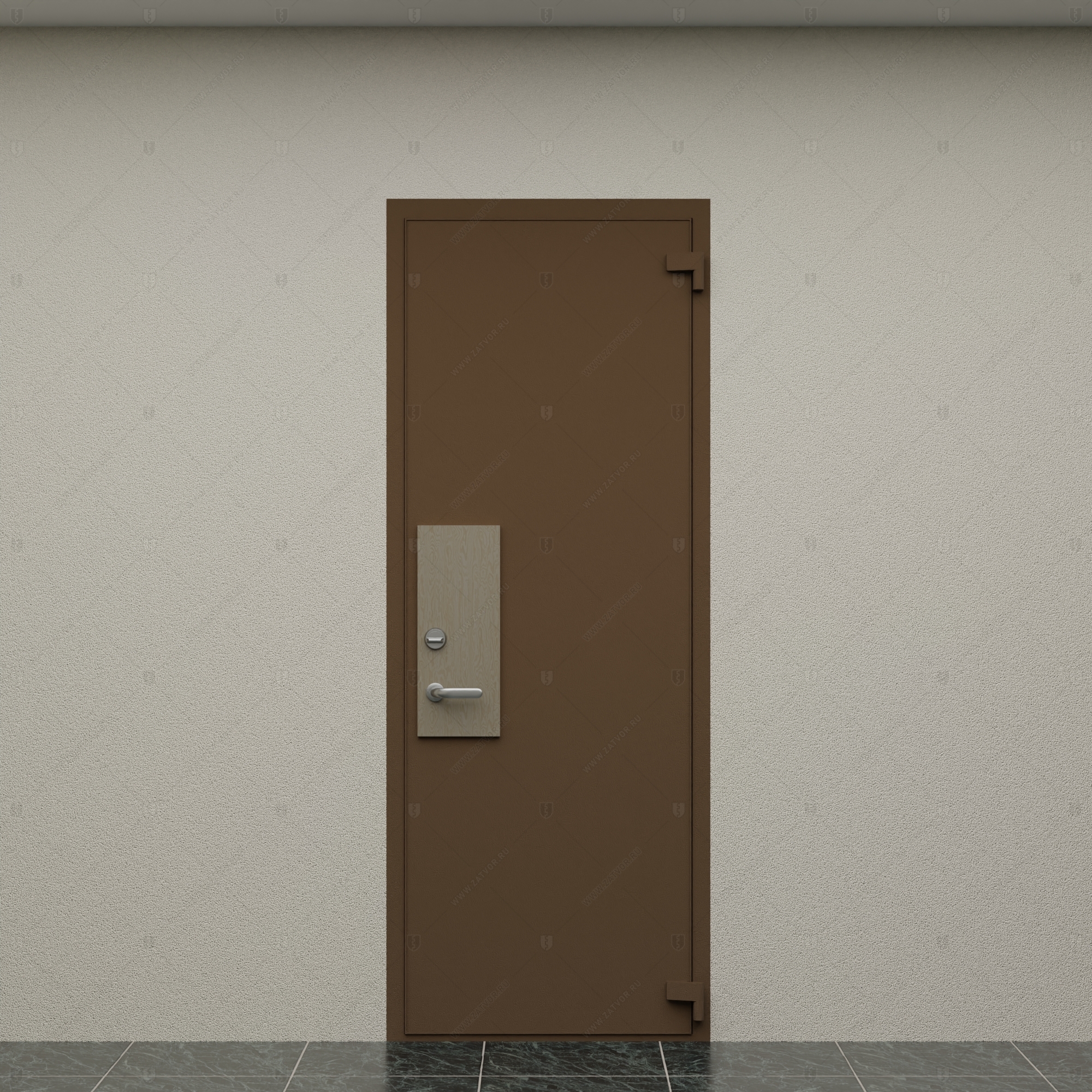 Взломостойкая входная дверь "Евримедонт" БАСТИОН-1 без облицовки