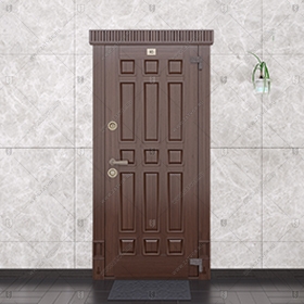 Пулестойкая бронированная входная дверь "Поликсо" БАСТИОН-2 BR4