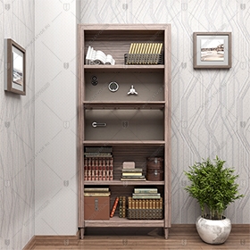 Внутренняя скрытая дверь "Теллура" БАСТИОН-3 в потайное помещение, замаскированная за книжными полками