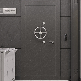 Внутренняя взломостойкая пожаростойкая сейфовая дверь "Перс" БАСТИОН-6 EIS60