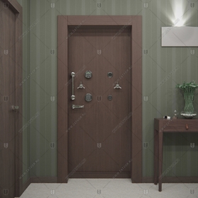 Внутренняя сейфовая стальная дверь "Прометей" БАСТИОН-8