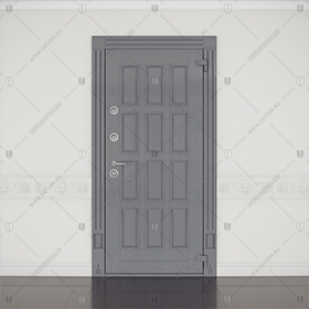 Входная взломостойкая дверь "Эмфрит" БАСТИОН-3 с лакировкой Люкс_0