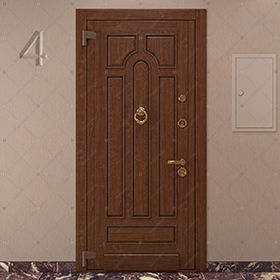 Взломостойкая входная дверь "Парфенопа" БАСТИОН-4