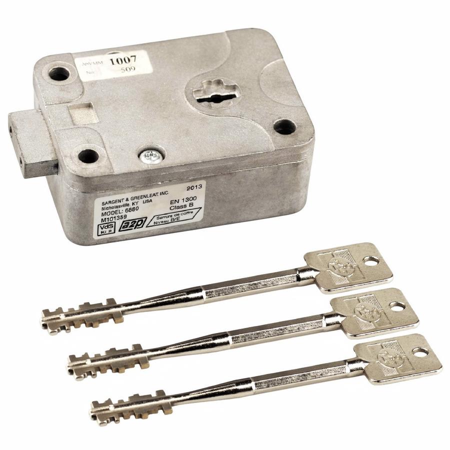 Сейфовый ключевой замок – блокиратор Sargent and Greenleaf (S&G) 6880 (3 ключа)