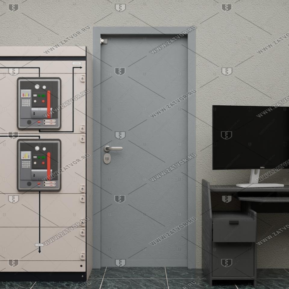 Скрытая дверь "Тоон" СуперЛюкс с панелью в виде шкафа_3