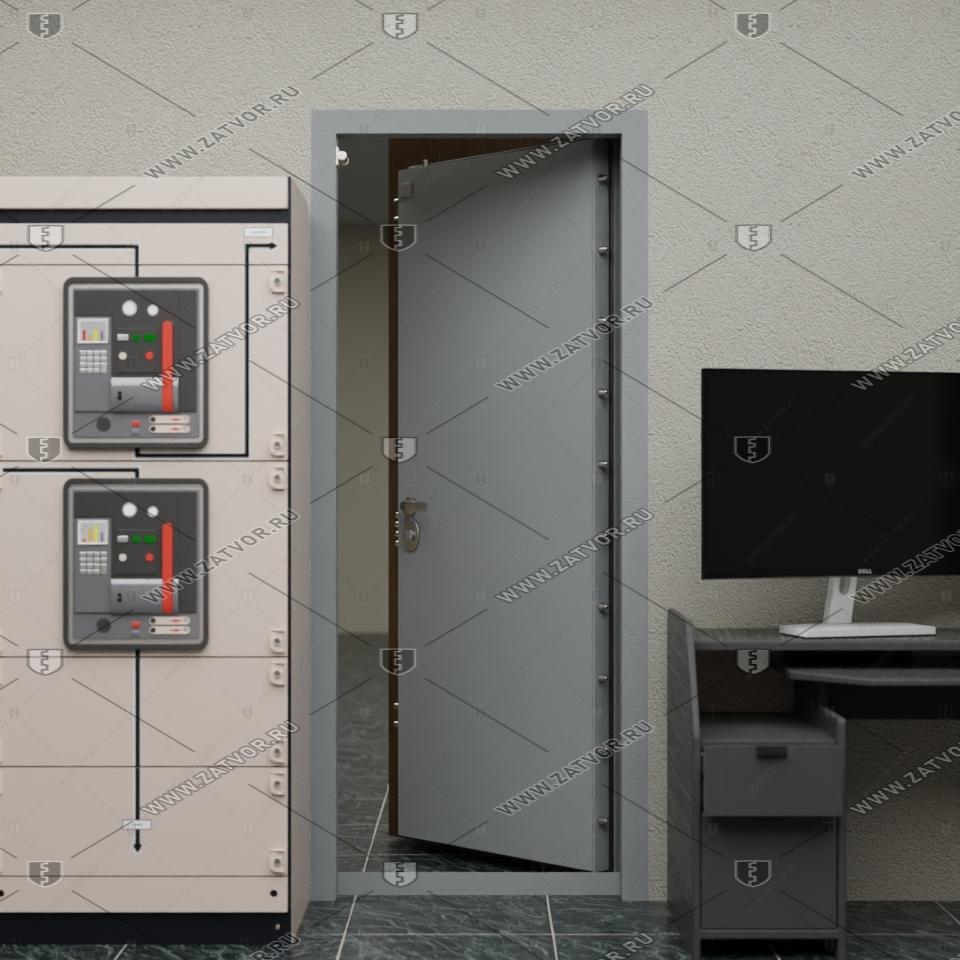 Скрытая дверь "Тоон" СуперЛюкс с панелью в виде шкафа_8