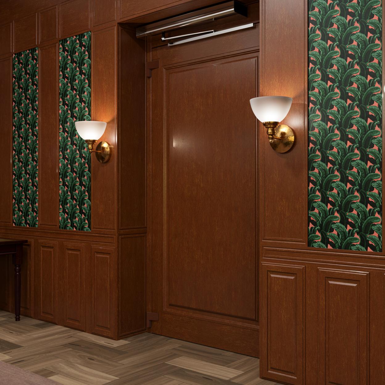 Скрытая дверь "Зеве" СуперЛюкс с панелью в виде книжного шкафа_3