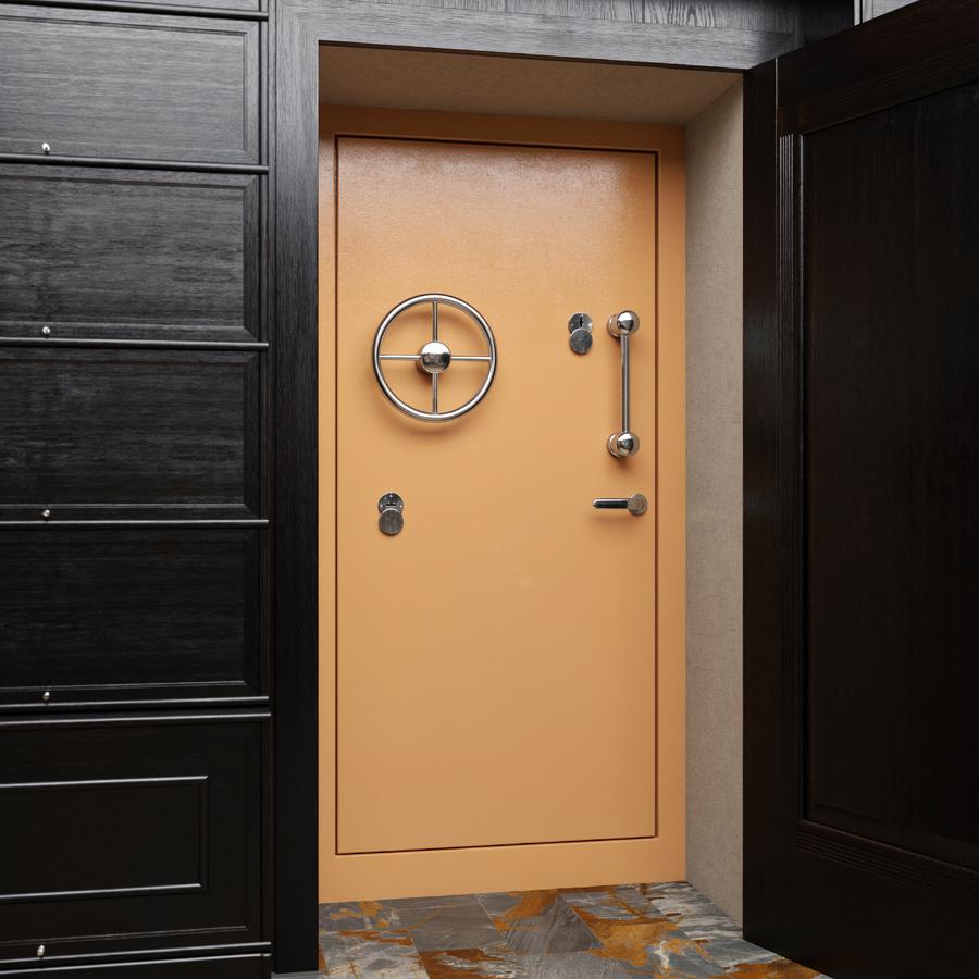 Пожаростойкая бронированная внутренняя стальная дверь "Сомн" БАСТИОН-5_2