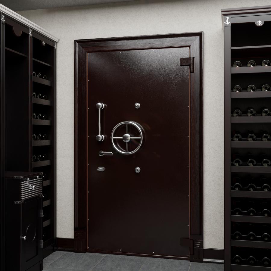 Пожаростойкая бронированная внутренняя стальная дверь "Сомн" БАСТИОН-5_3