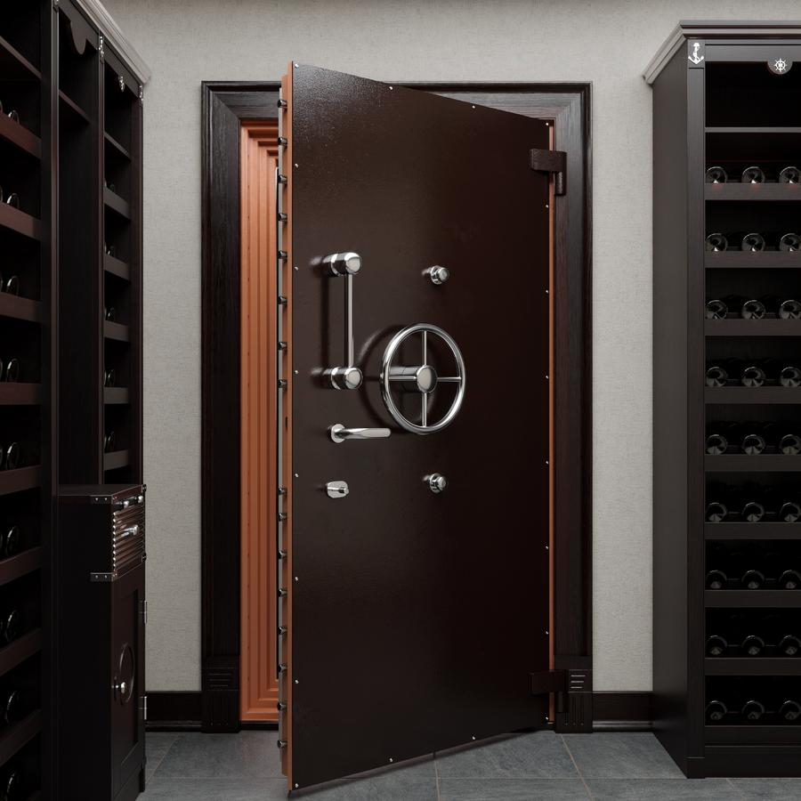 Пожаростойкая бронированная внутренняя стальная дверь "Сомн" БАСТИОН-5_5