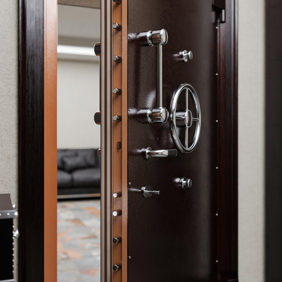 Пожаростойкая бронированная внутренняя стальная дверь "Сомн" БАСТИОН-5_8