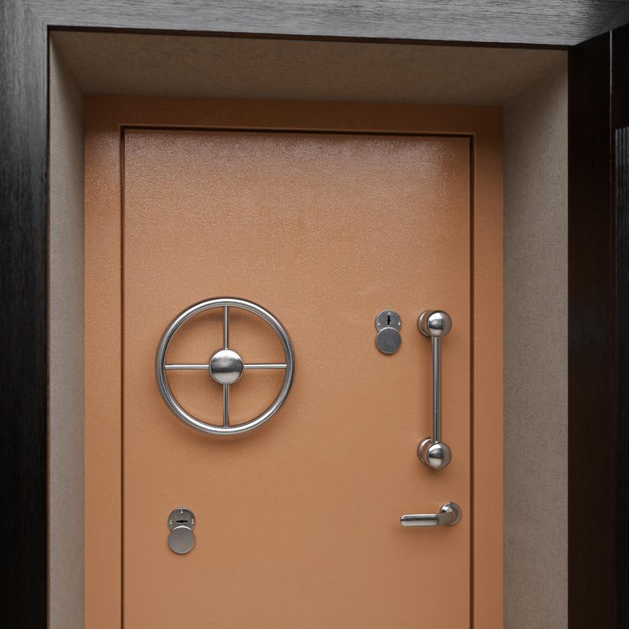 Пожаростойкая бронированная внутренняя стальная дверь "Сомн" БАСТИОН-5_9