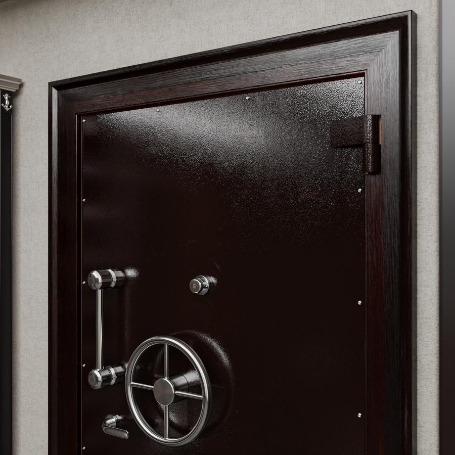 Пожаростойкая бронированная внутренняя стальная дверь "Сомн" БАСТИОН-5_11