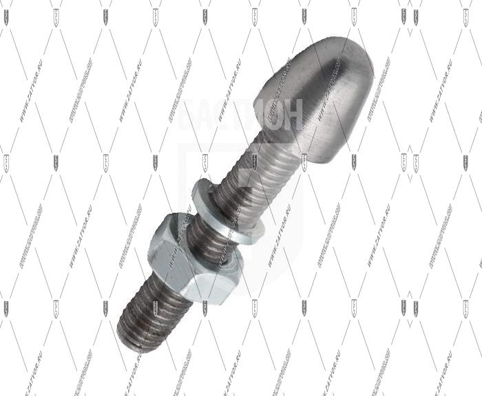 Засов противосъёмный неподвижный Classic из стали Ст20