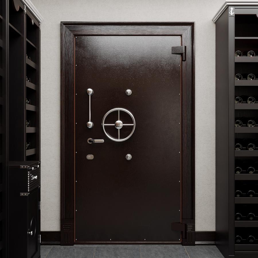 Пожаростойкая бронированная внутренняя стальная дверь "Сомн" БАСТИОН-5_1